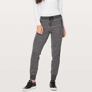 Lululemon Get Going Joggers Heathered Core Dark Grey/Heathered Black size 4
